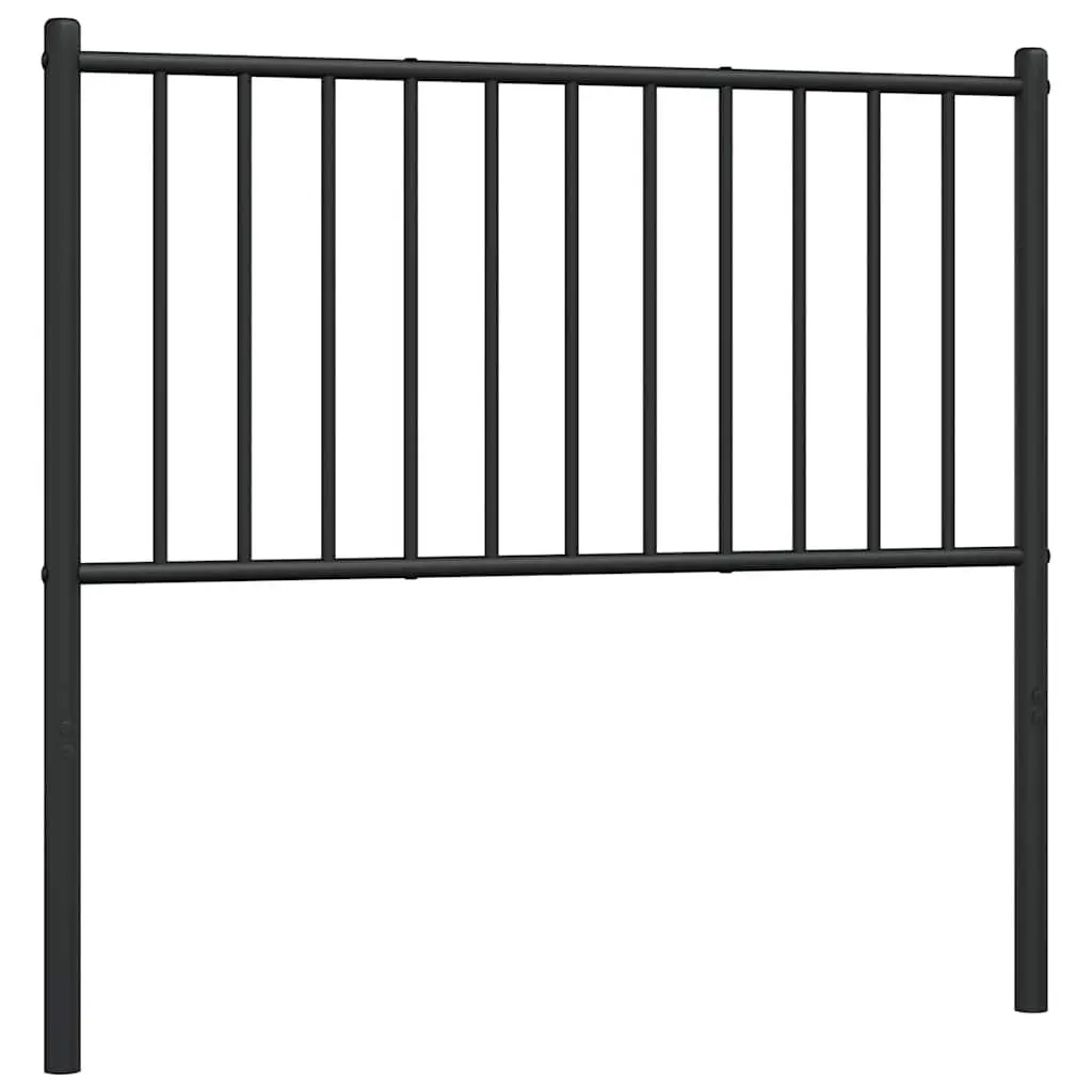 Metal Headboard Black 90cm Bedroom Furniture