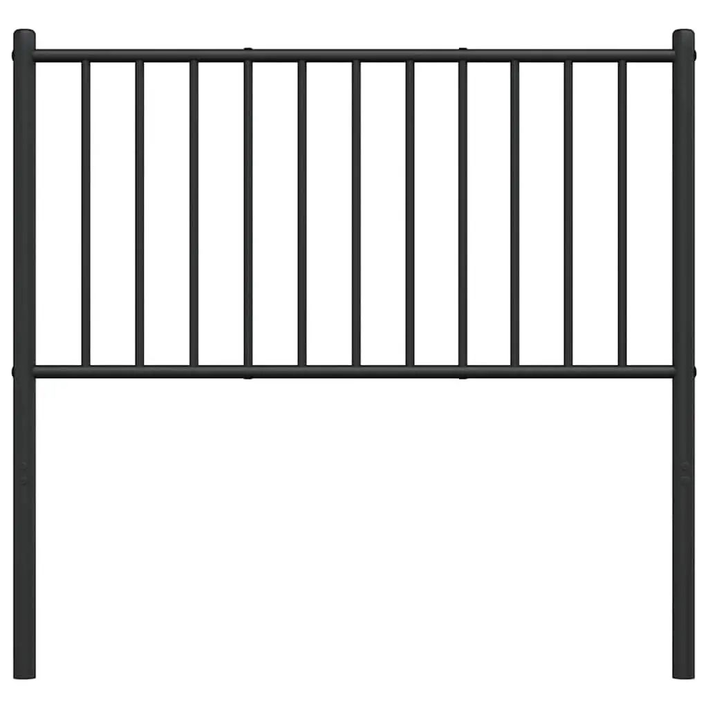 Metal Headboard Black 90cm Bedroom Furniture