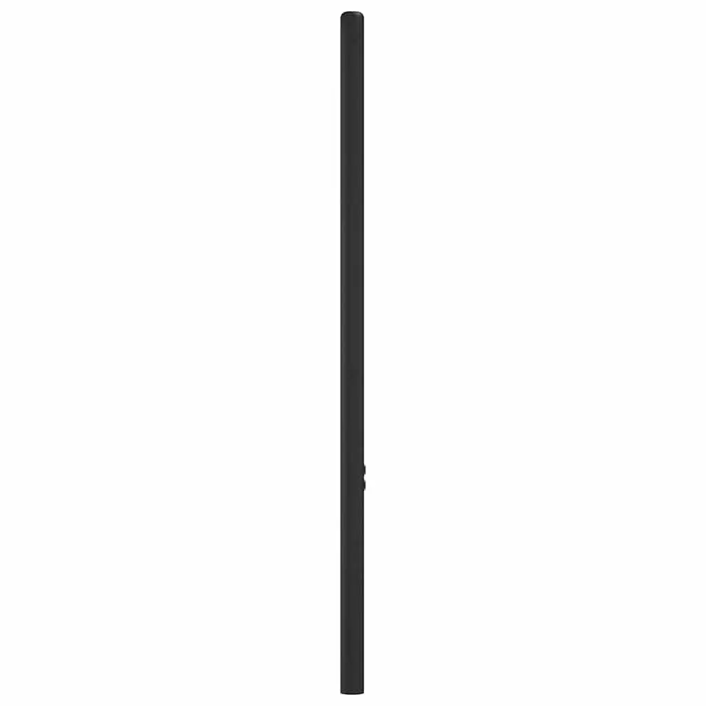 Metal Headboard Bedroom 107cm Black Powder Coated Steel Frame