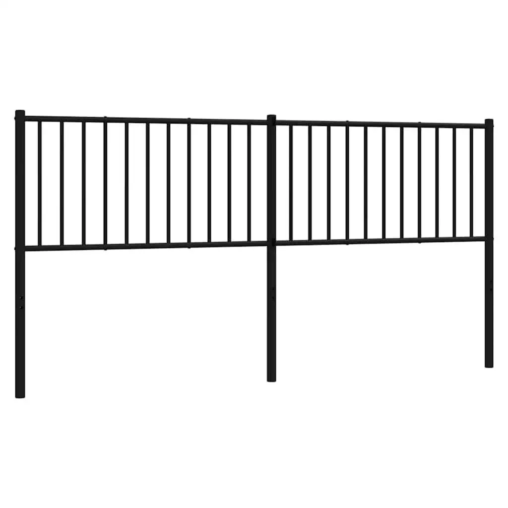 Metal Headboard Black 180cm Bedroom Furniture