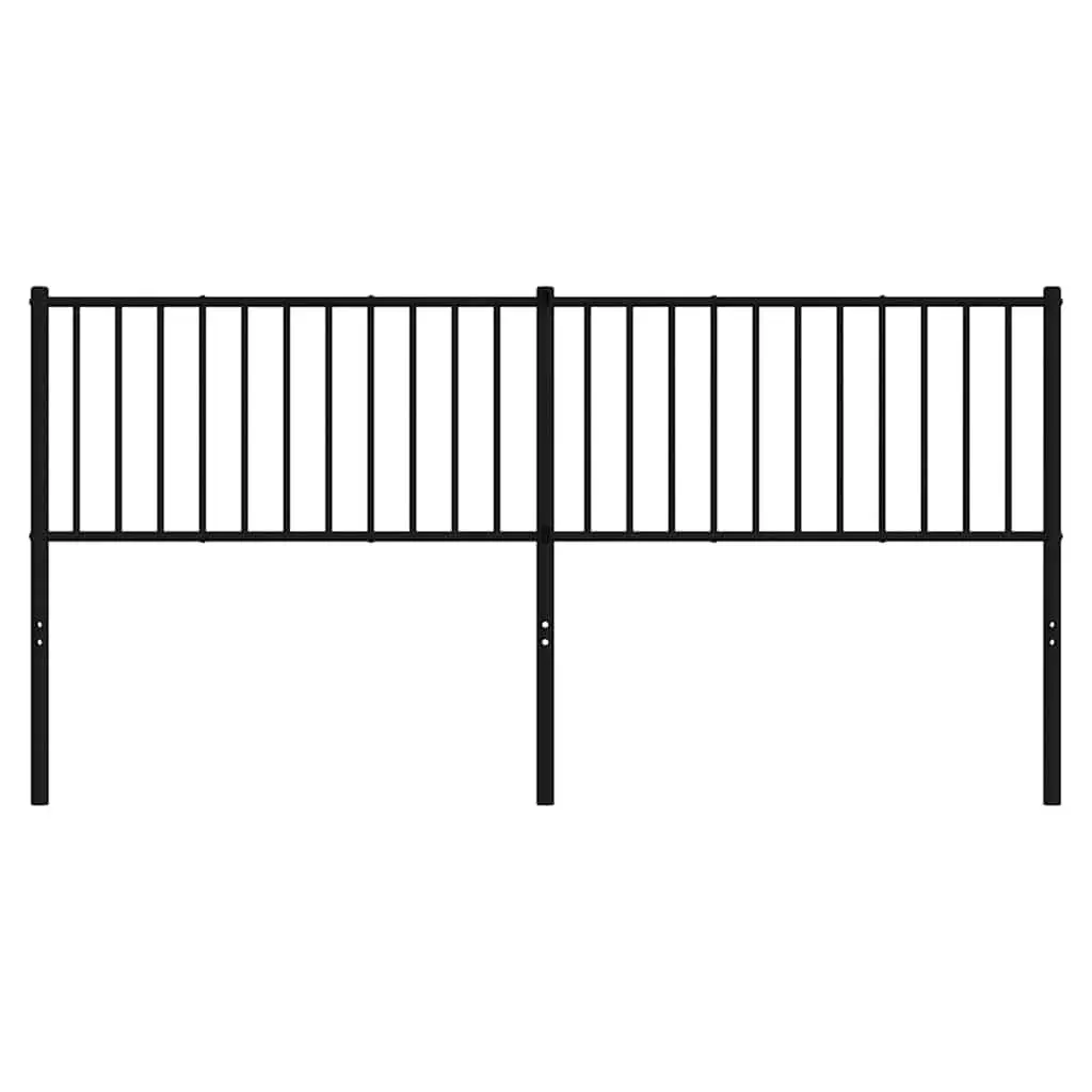 Metal Headboard Black 180cm Bedroom Furniture