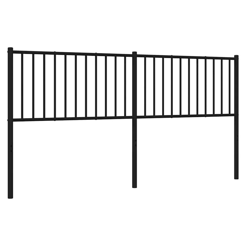 Metal Headboard Black 180cm Bedroom Furniture