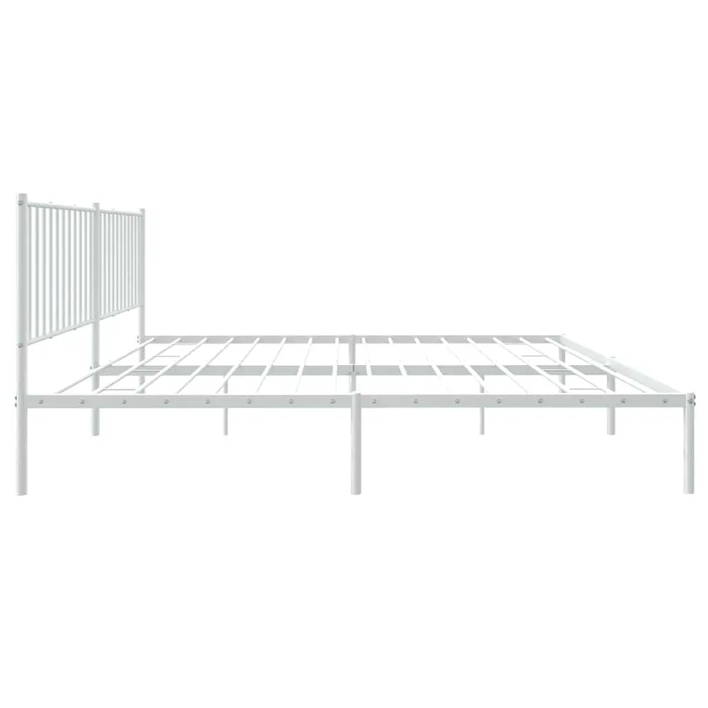 King Size Metal Bed Frame with Headboard
