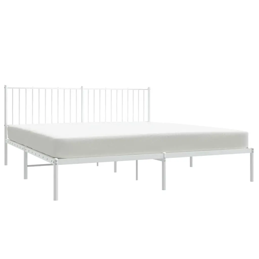 King Size Metal Bed Frame with Headboard
