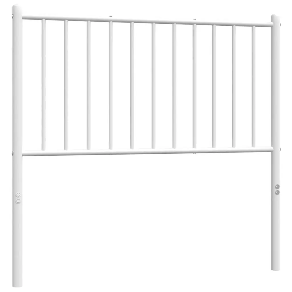Metal Headboard White 90cm Bed Frame Head Board Bedroom Furniture Stylish Design