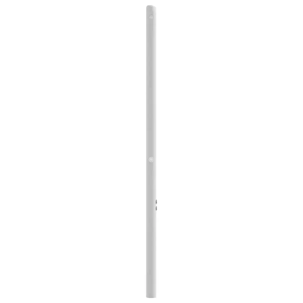 107cm White Metal Headboard