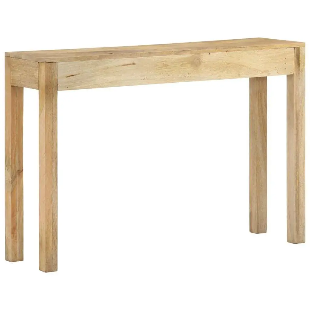 Console Table 110x30x75 cm Solid Mango Wood Entryway Storage Drawers