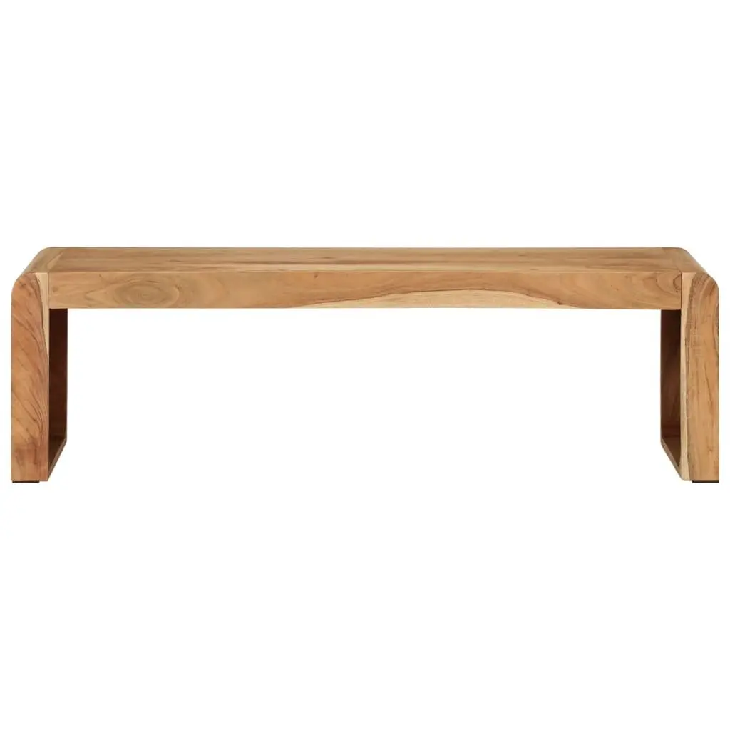 TV Stand 110x33x33 cm Solid Acacia Wood Rustic Farmhouse Living Room Media Unit
