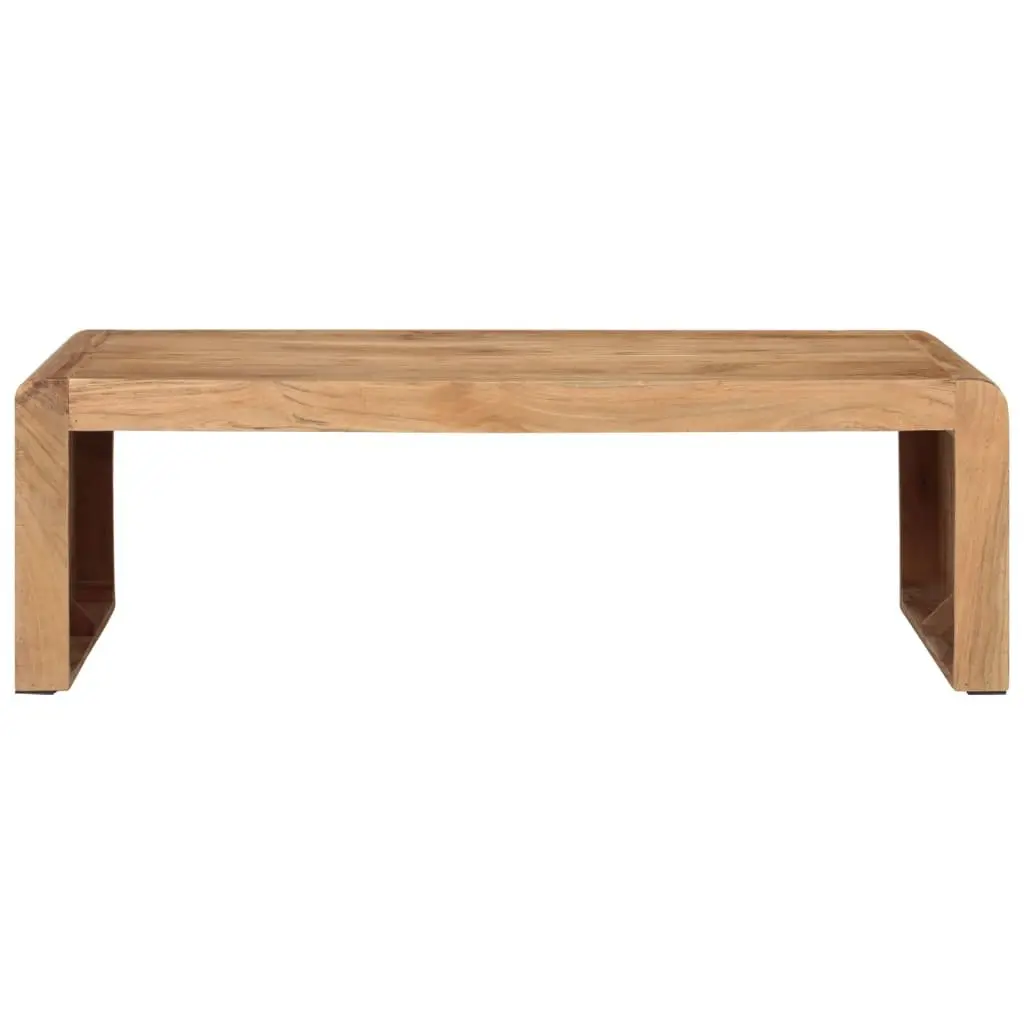 Coffee Table Living Room 110x55x35 cm Solid Acacia Wood Brown Farmhouse