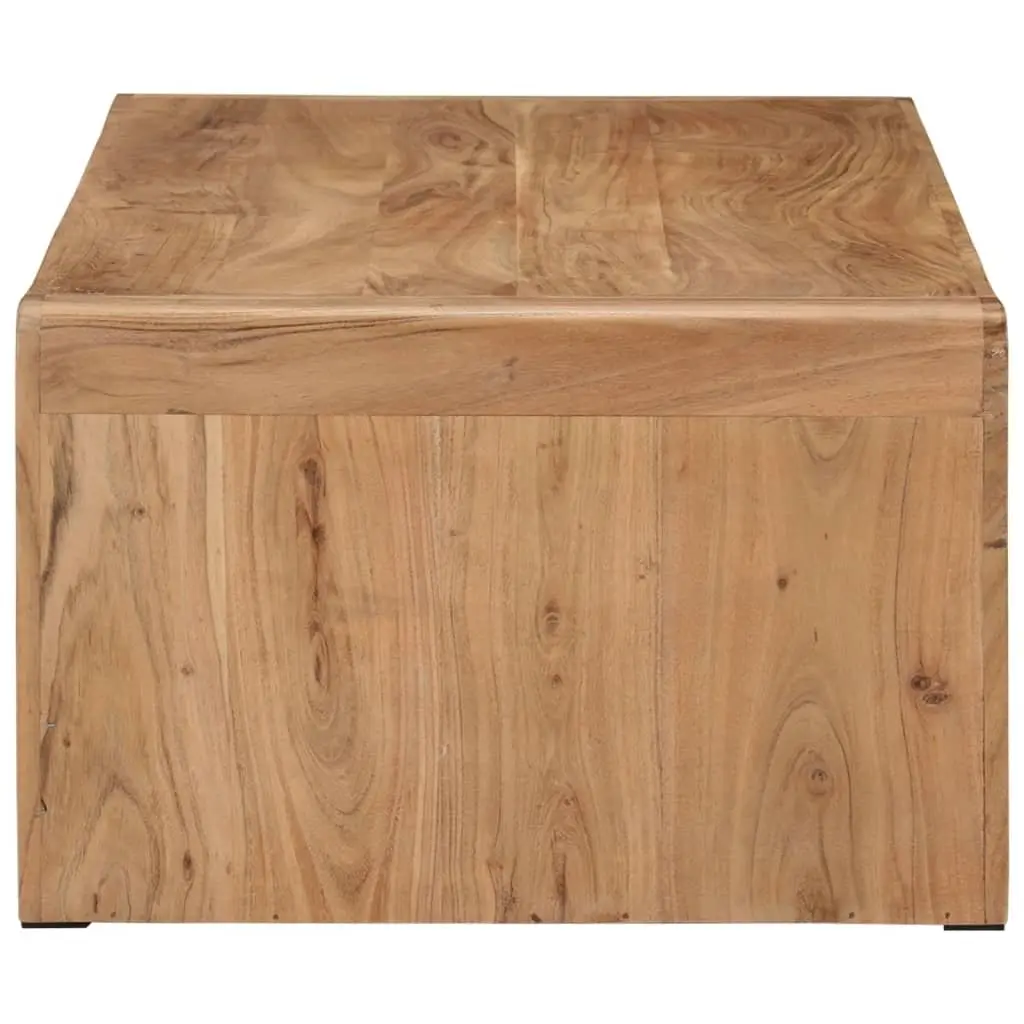 Coffee Table Living Room 110x55x35 cm Solid Acacia Wood Brown Farmhouse