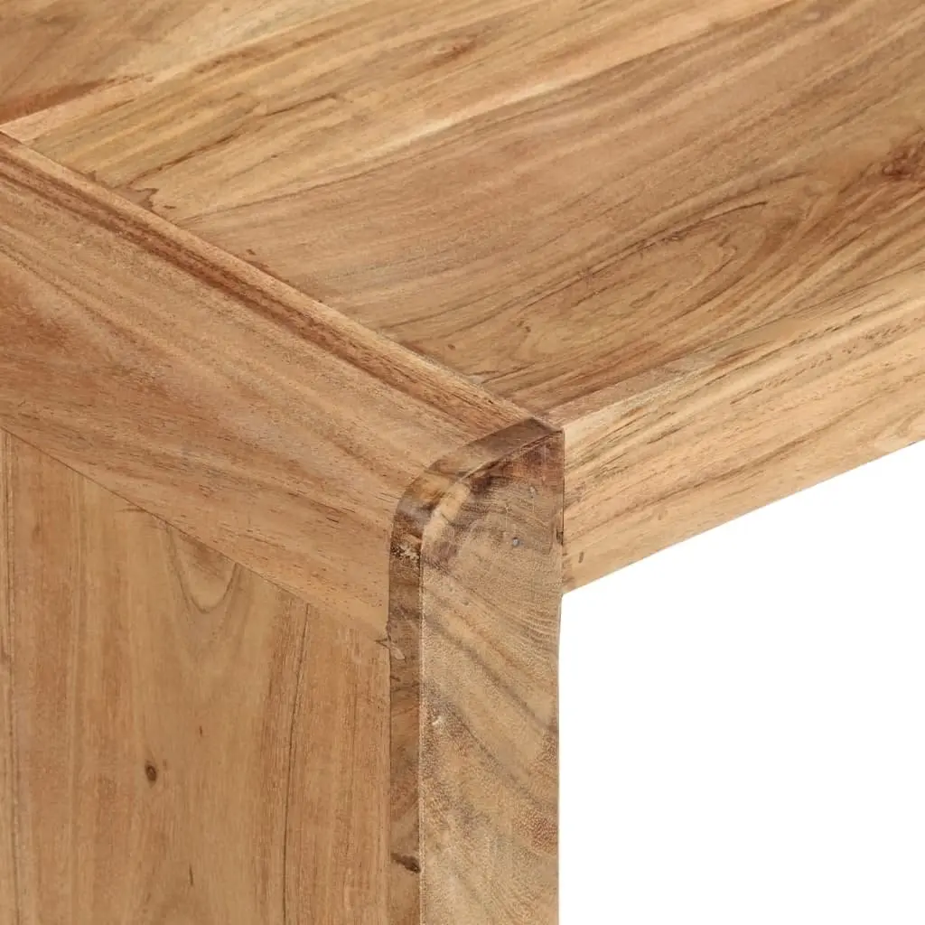 Coffee Table Living Room 110x55x35 cm Solid Acacia Wood Brown Farmhouse
