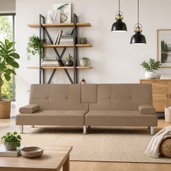 Specifications of the Sofa Bed with Cup Holders and USB Ports