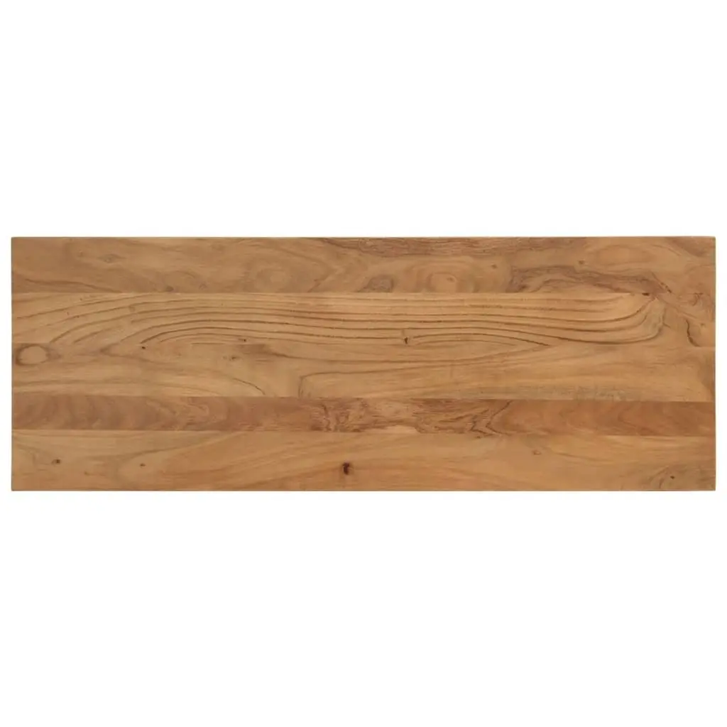 Dining Bench Kitchen 110x40x46 cm Industrial Style Brown Solid Wood Steel