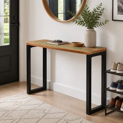 Dimensions and Details of Console Table 110x35x75 cm
