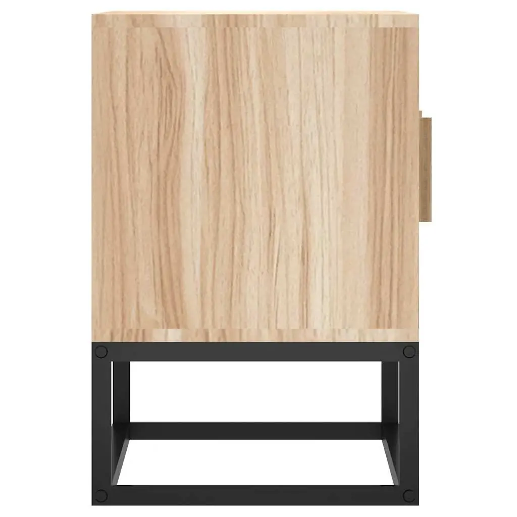 TV Cabinet for Living Room 105x30x45 cm Brown Engineered Wood Storage Unit with Metal Feet
