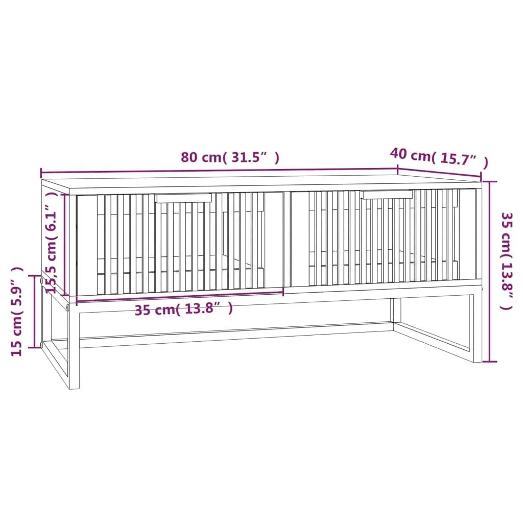 Coffee Table with Storage Drawers