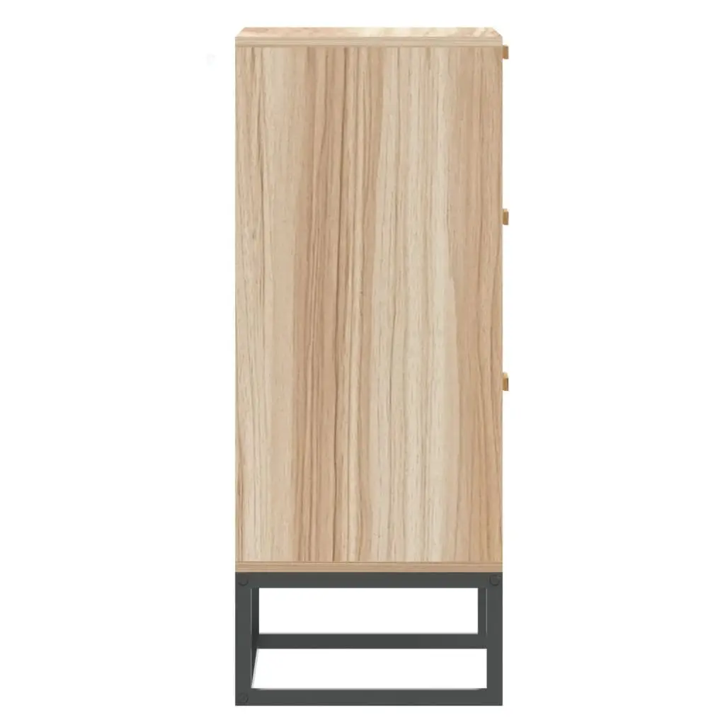 Storage Sideboard Cabinet 60x30x75 cm Brown Engineered Wood Furniture with