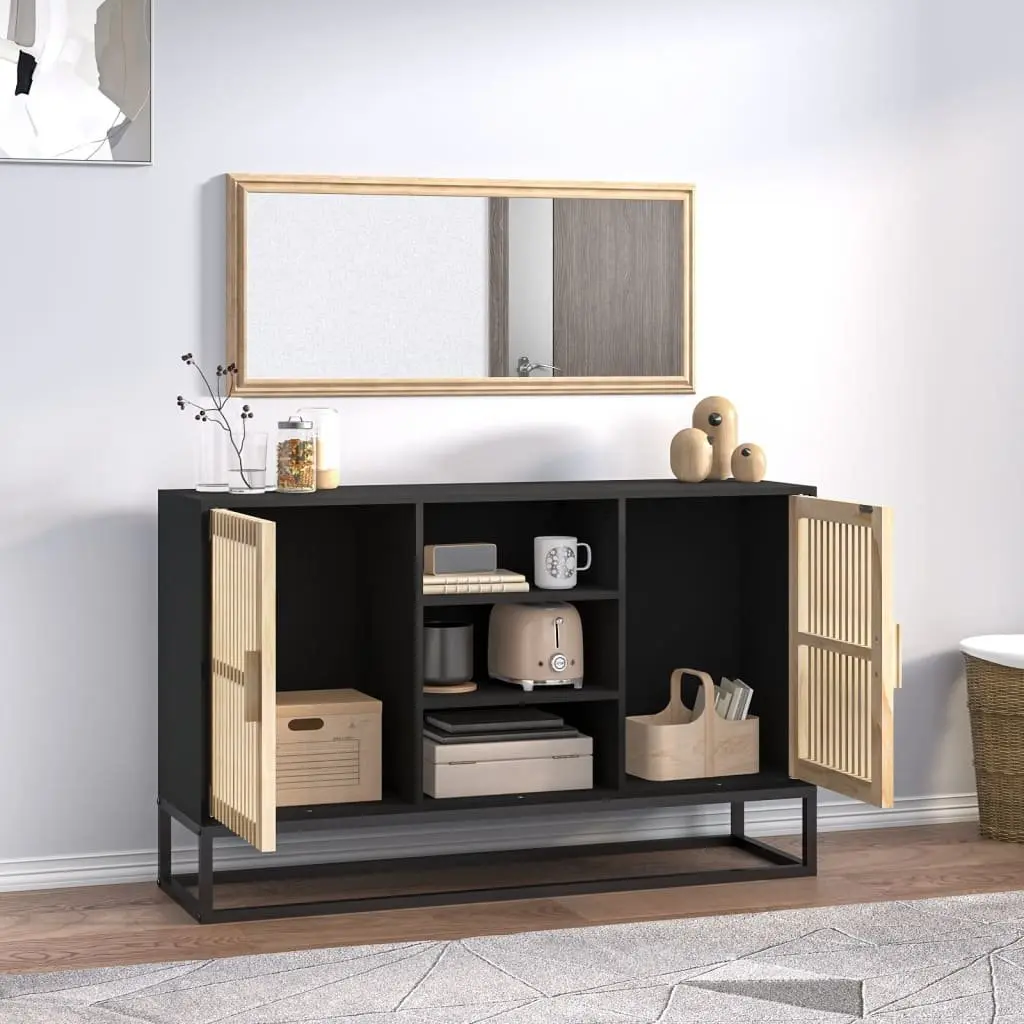 Black Sideboard 105x30x65 cm