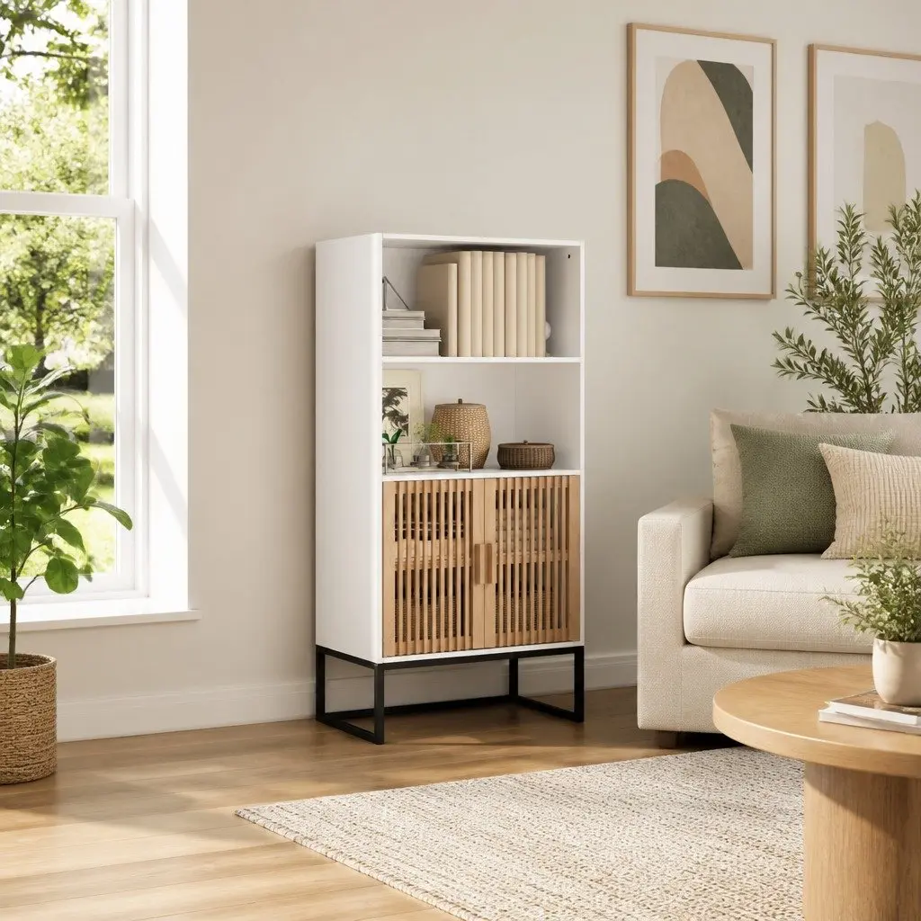 Highboard Storage Cabinet for Home 60x35x125 cm Engineered Wood
