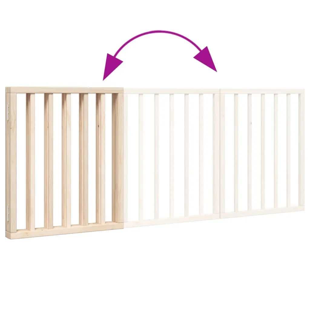 Foldable 3-Panel Dog Gate