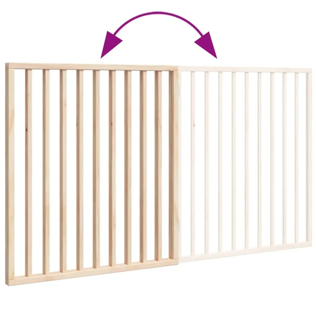 Dog Gate Foldable 2 Panels 160cm Living Room