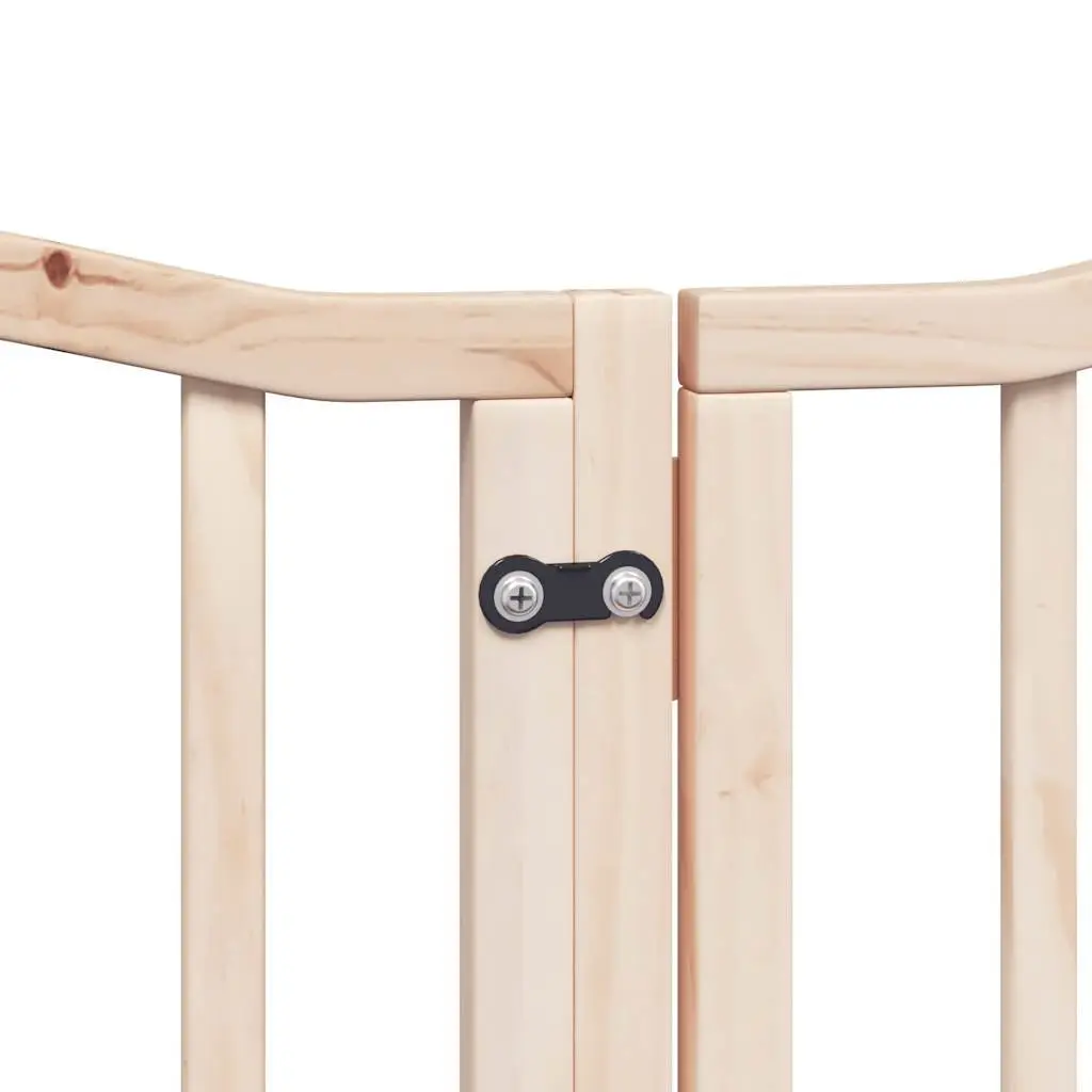 6-Panel Poplar Wood Dog Gate