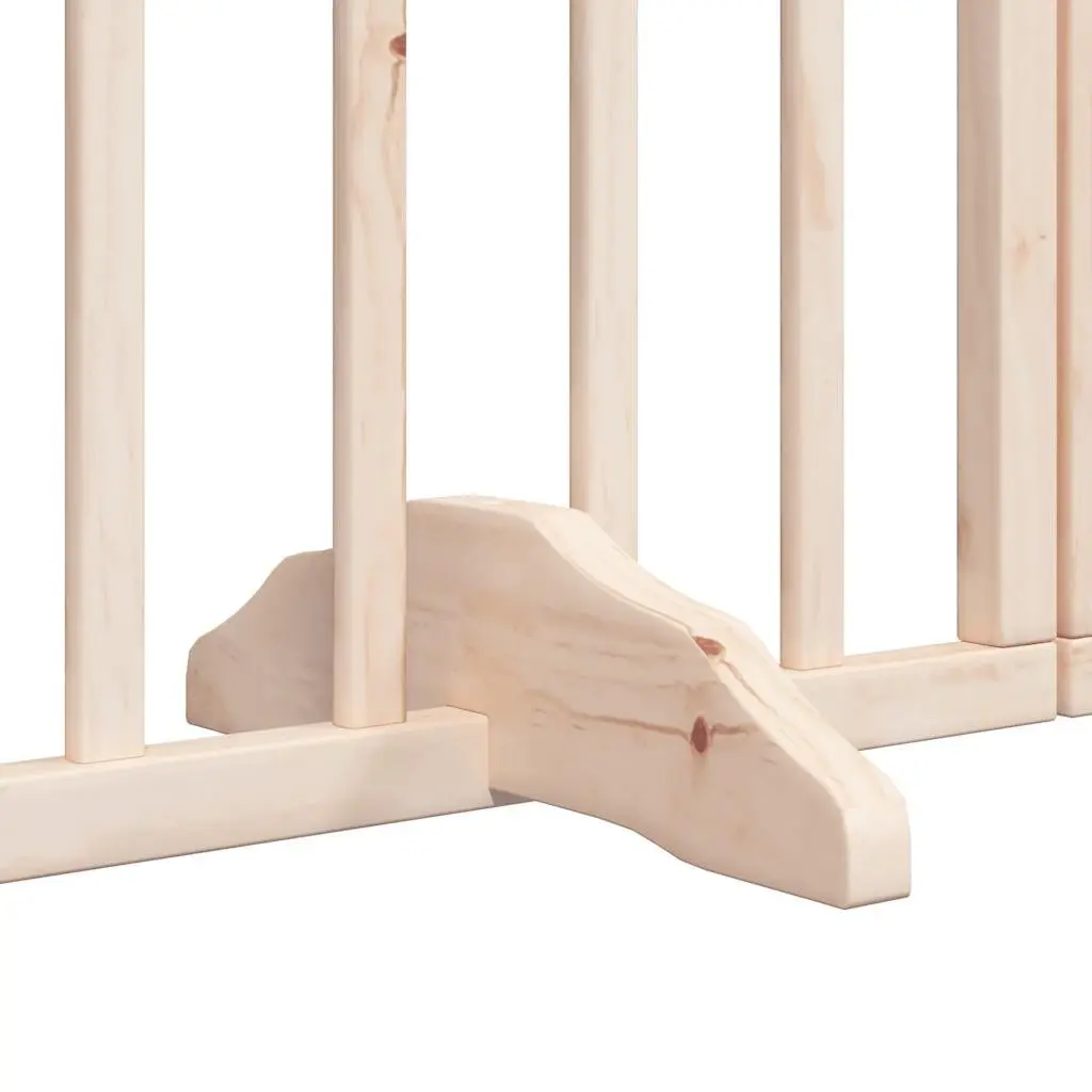 6-Panel Poplar Wood Dog Gate