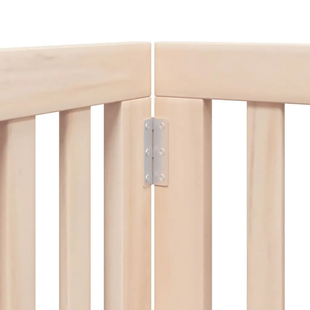 Dog Gate 6 Panels Foldable Pet Safety Barrier for Living Room Kitchen Stairs Doorway 300cm