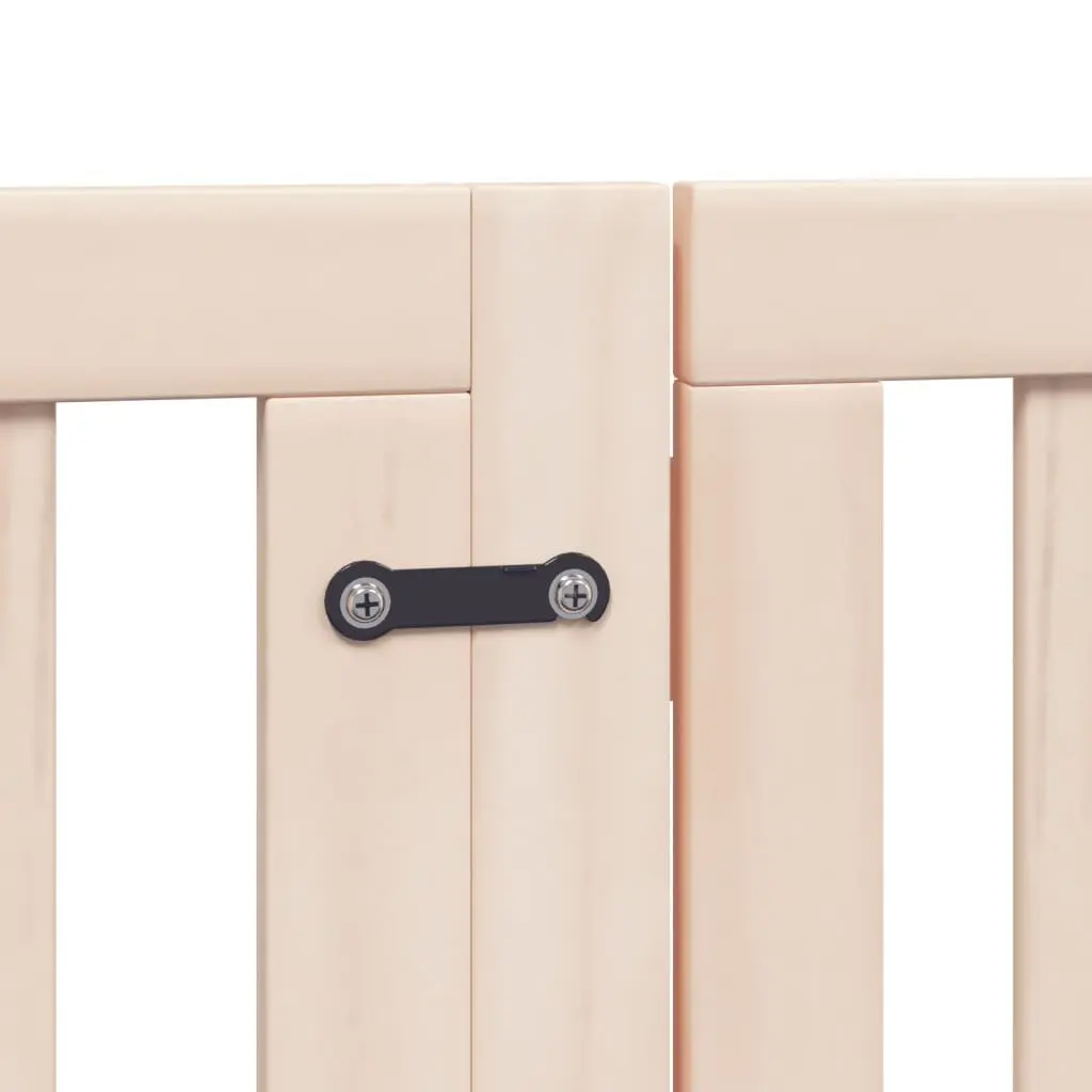 Dog Gate 6 Panels Foldable Pet Safety Barrier for Living Room Kitchen Stairs Doorway 300cm