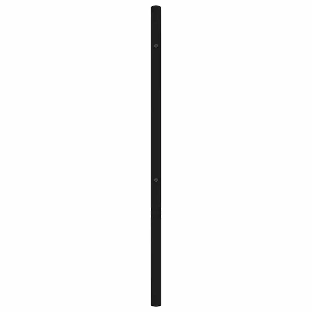 Metal Bed Headboard Black 90cm Steel Frame Bedroom Furniture