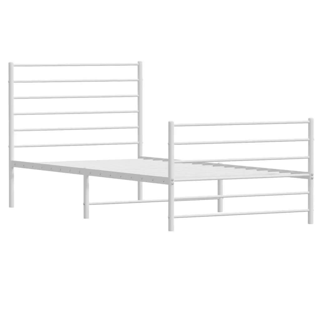 King Single Metal Bed Frame 107x203 cm