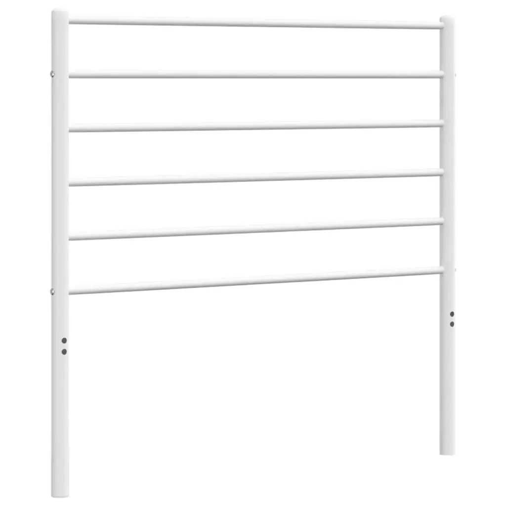 White 90cm Metal Headboard