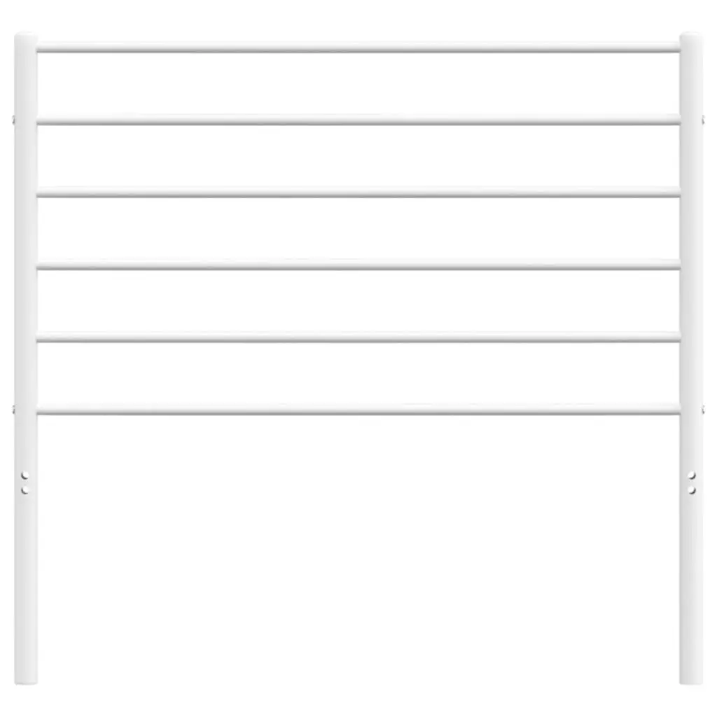White 90cm Metal Headboard