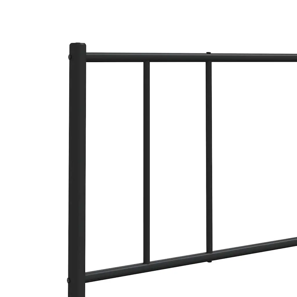 Metal Headboard Black 180cm Bedroom Bed Frame Header Support Backrest