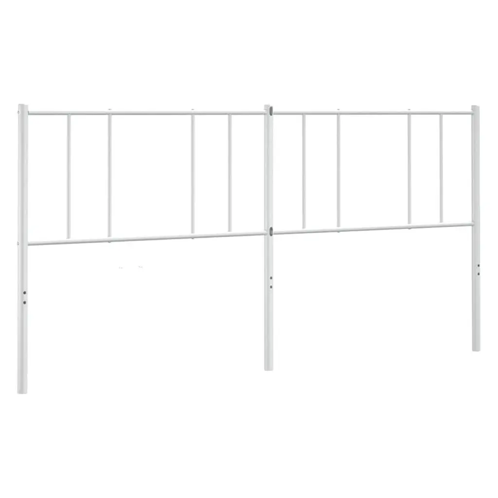 Metal Headboard for Bedroom 180cm White