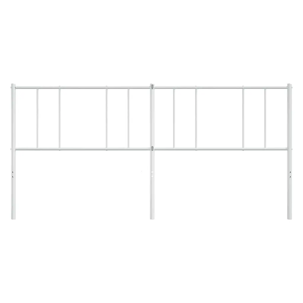Metal Headboard for Bedroom 180cm White