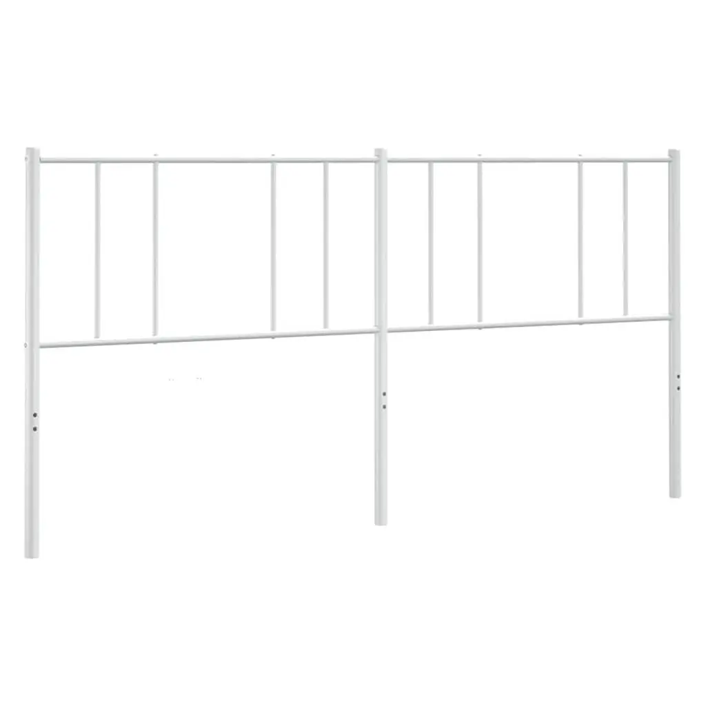 Metal Headboard for Bedroom 180cm White