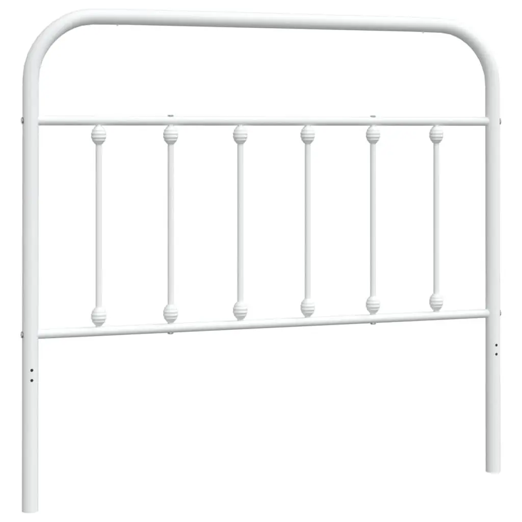 Metal Headboard White Bedroom 107 cm