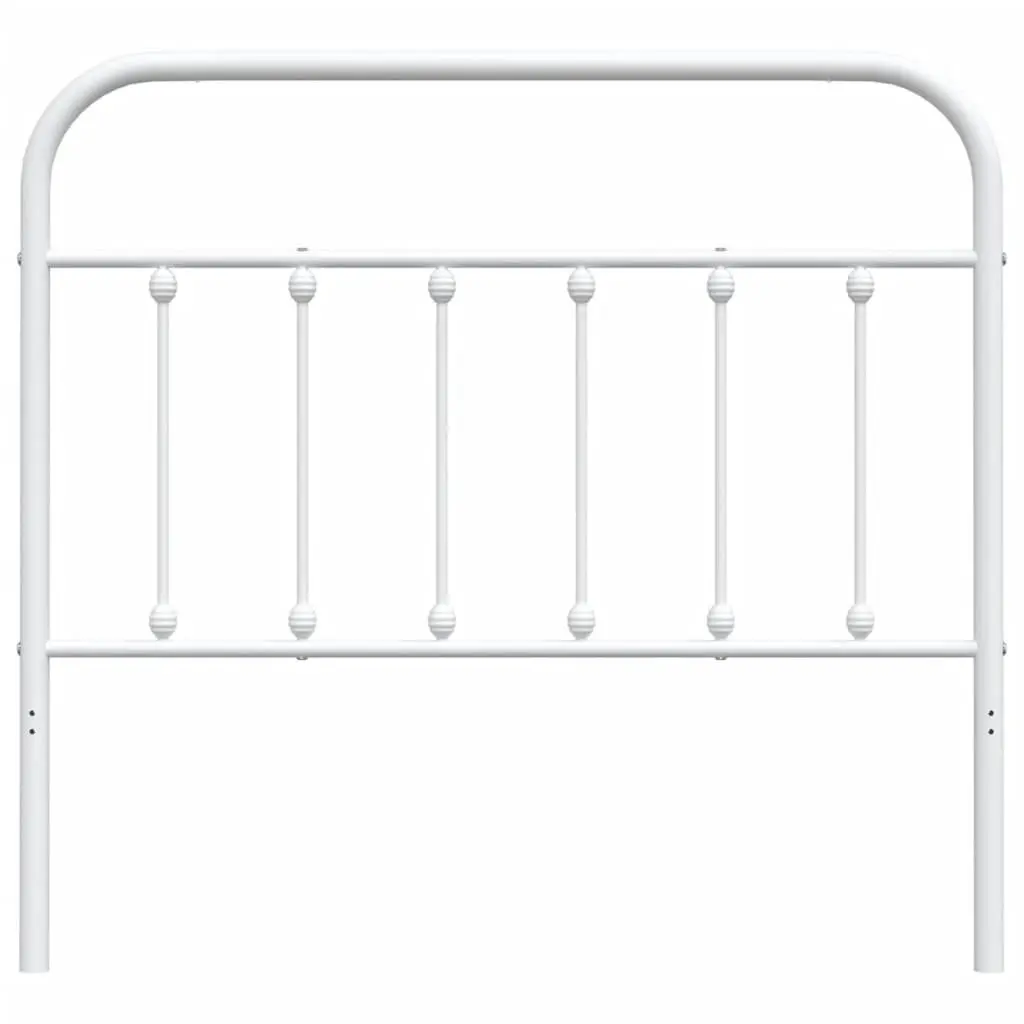Metal Headboard White Bedroom 107 cm