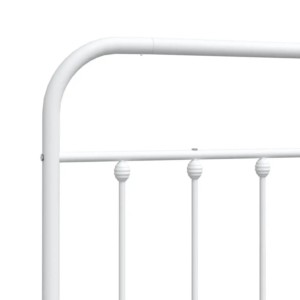 Metal Headboard White Bedroom 107 cm