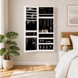 Jewellery Cabinet Specifications: 37.5 cm W x 10 cm D x 106 cm H