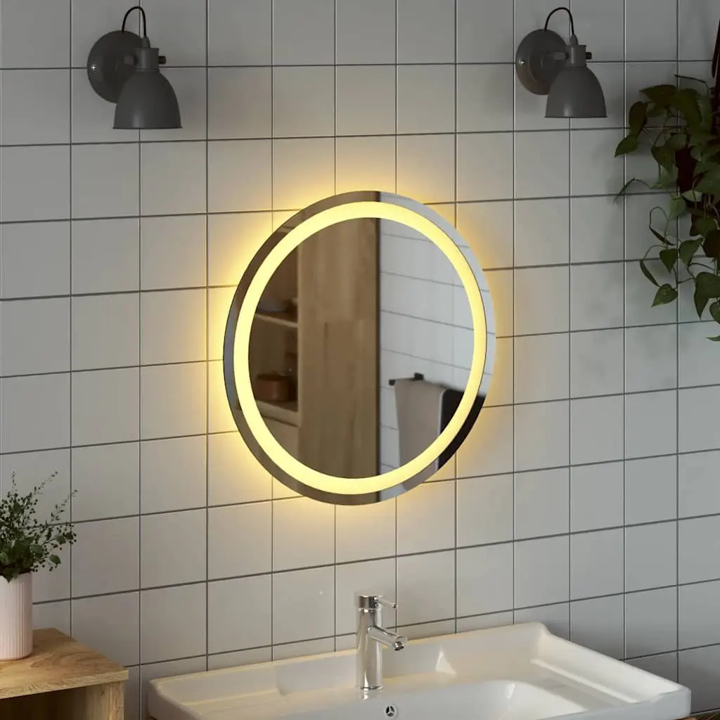 50cm Round LED Mirror with USB