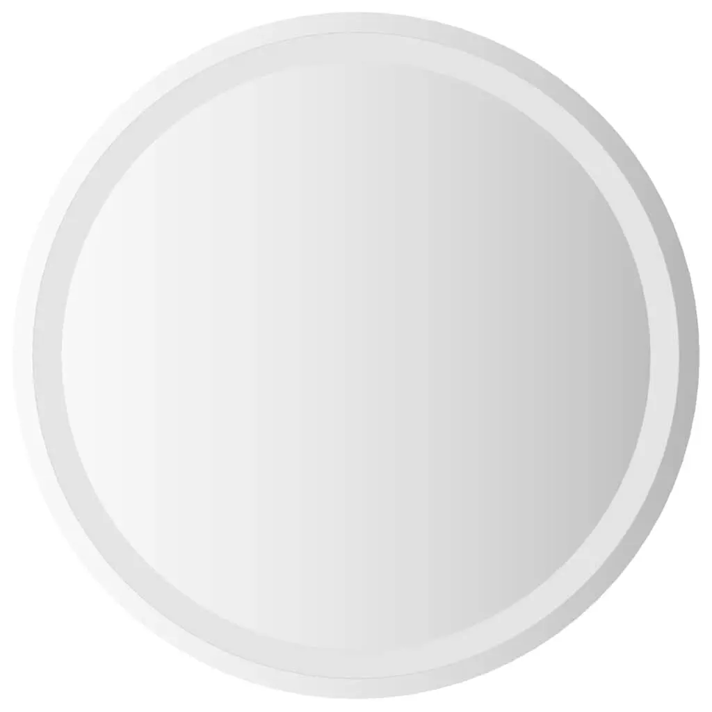 60cm Round LED Bathroom Mirror with USB Power Supply