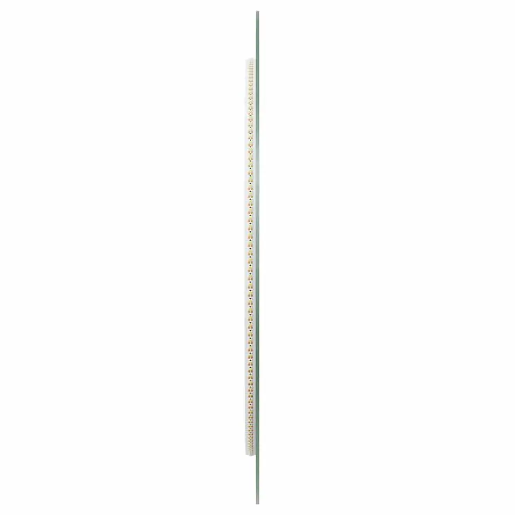 60cm Round LED Bathroom Mirror with USB Power Supply