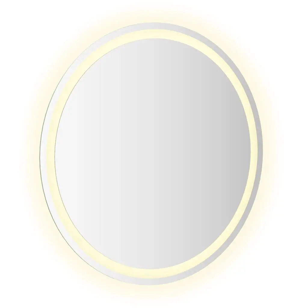 70cm Round LED Mirror with USB Power for Bathrooms