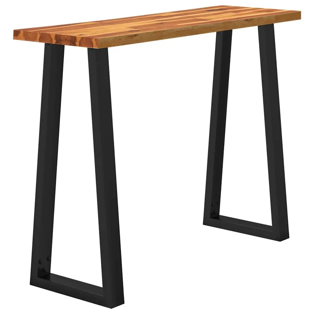 Console Table Live Edge Solid Wood Acacia Side Table Hallway Entryway