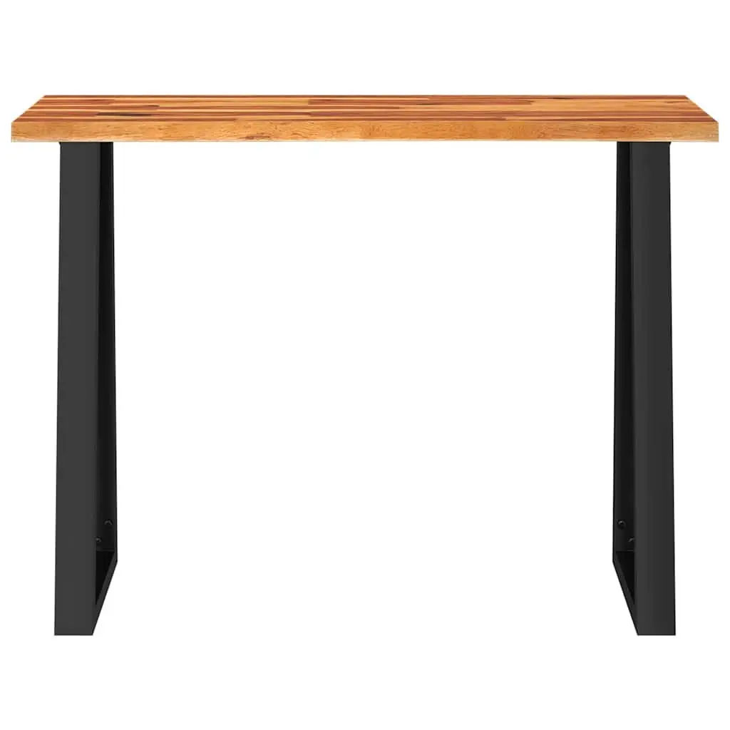 Console Table Live Edge Solid Wood Acacia Side Table Hallway Entryway