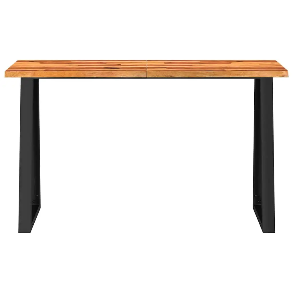 Console Table Live Edge 140x40x80cm Solid Wood Acacia Brown Hallway Display