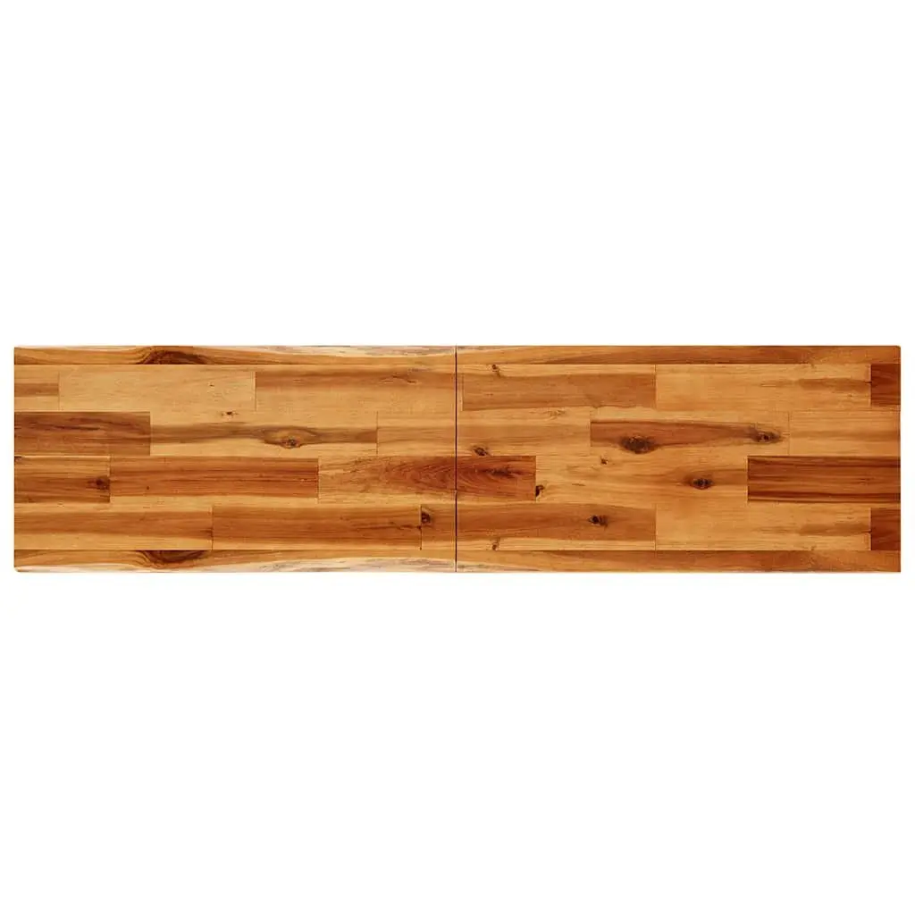 Console Table Live Edge 140x40x80cm Solid Wood Acacia Brown Hallway Display