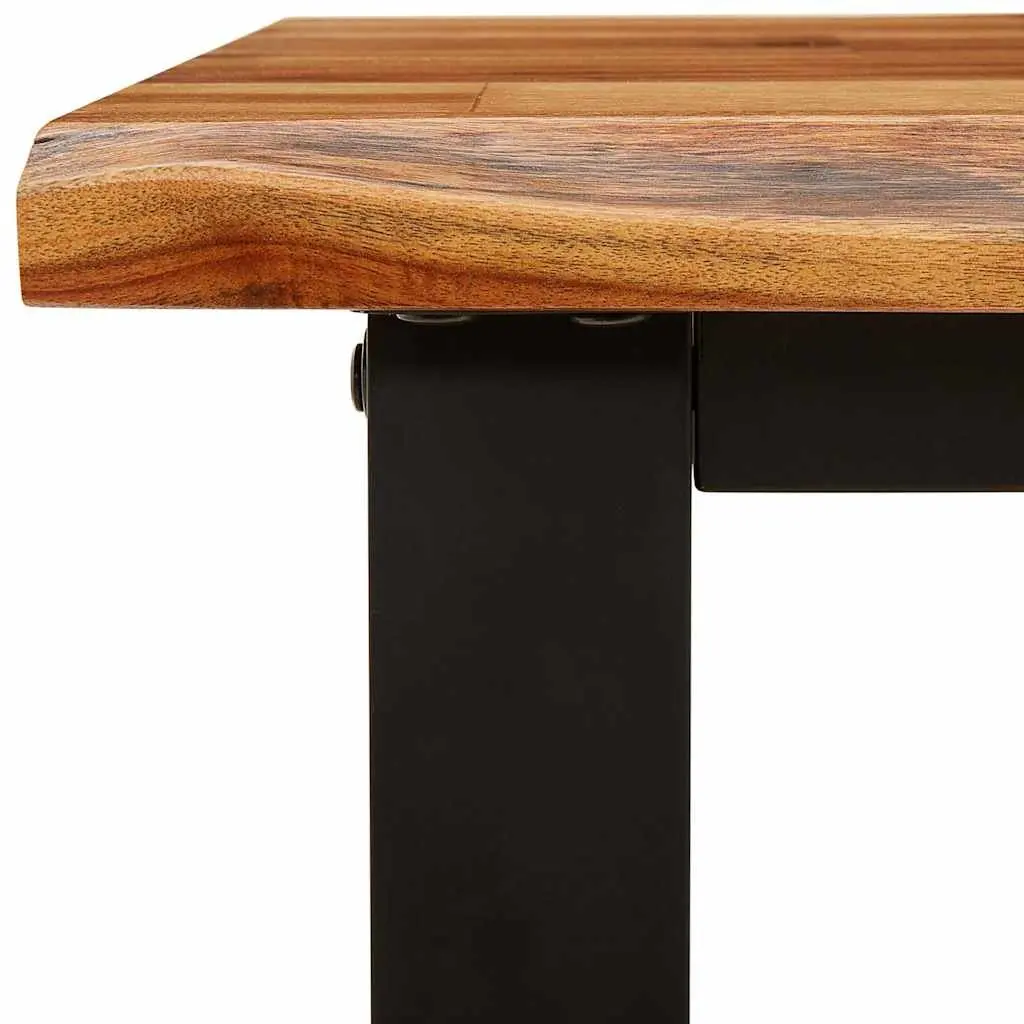 Console Table Live Edge 140x40x80cm Solid Wood Acacia Brown Hallway Display